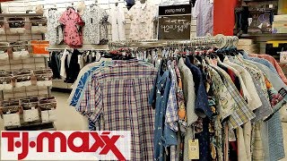 SHOP WITH ME TJ MAXX MENS YOUNG MEN'S CLOTHING WALK THROUGH VOLCOM POLO GROOMING WALK THROUGH  2018