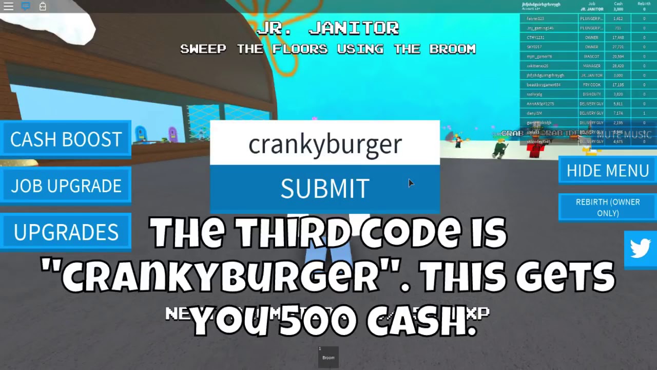Fast Food Simulator Codes