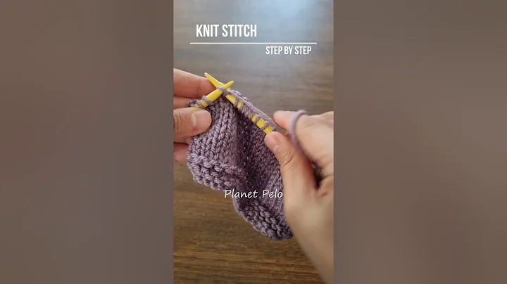 How to Do Knit Stitch - Step by Step