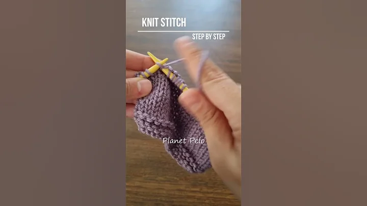 How to Do Knit Stitch - Step by Step