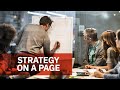 Strategy on a page
