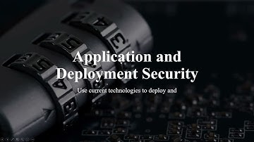 [Introduction] WEEK 6: Introduction to Application Deployment and Security