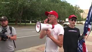 Protesters square off over RNC 2020 vote