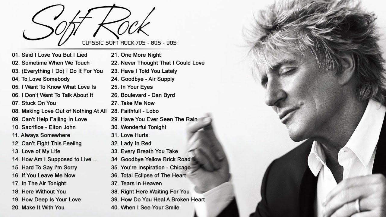 ⁣Michael Bolton, Phil Collins, Rod Stewart, Chicago, Bee Gees - Best Soft Rock 70s,80s,90s