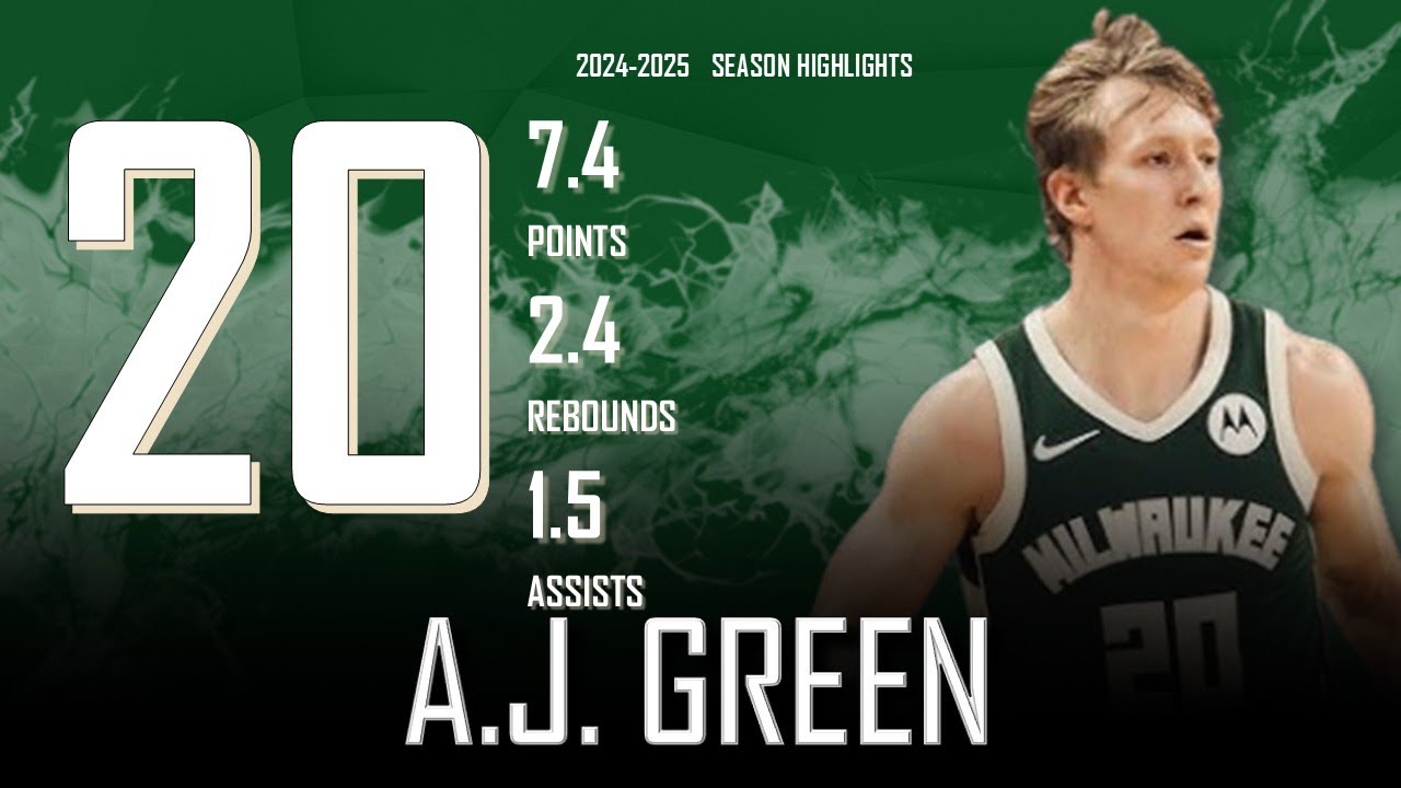 A.J. Green || 2024-2025 Milwaukee Bucks Highlights