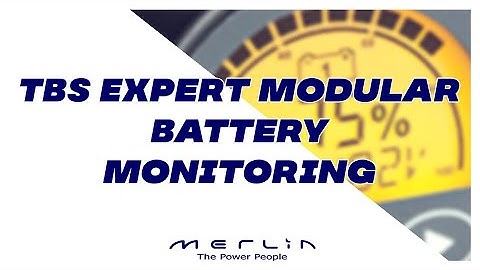TBS Expert Modular Battery Monitoring System