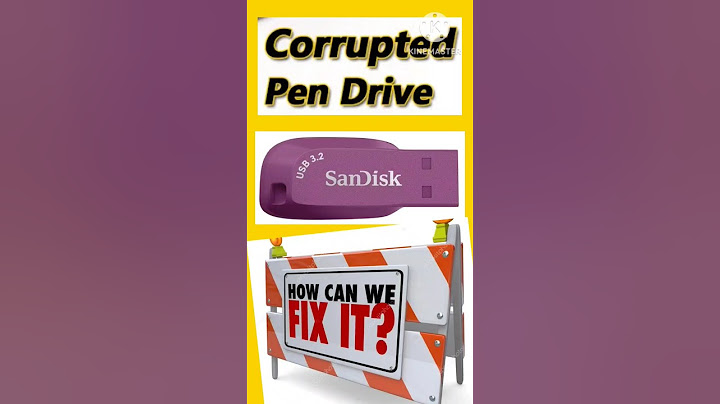 Repair corrupted pen drive in 5 mins | How to fix corrupted pen drive