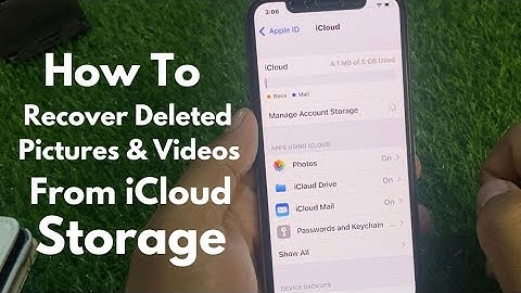 How To Recover Deleted iCloud Pic & Videos From iCloud Storage (Tutorial)