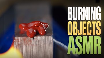 Burning objects | #asmr #experiment #macro