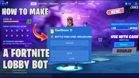 How to get a Real *FORTNITE LOBBY BOT* in Chapter 2! - NEW LOBBY BOT In Fortnite!