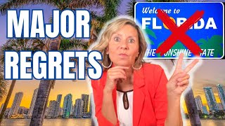 REGRET MOVING TO FLORIDA. Reasons so many people leave Florida