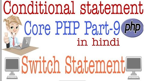 php tutorial for beginners full | Switch Statement Part-9 Web Tutorial By Nikhil Koshti