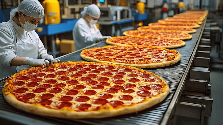 Frozen Pizza MEGA FACTORY: How Automation Produces TONS of Pizzas Daily
