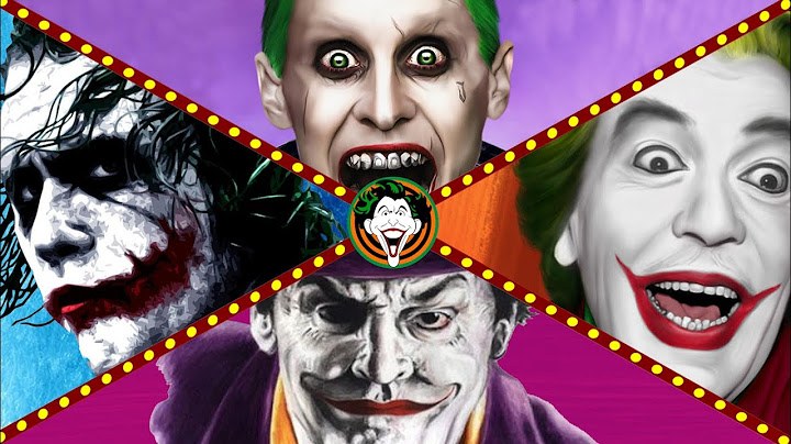 A Tribute to The Joker through the years- Control