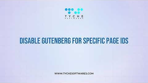 Disable Gutenberg for Specific Page IDs in WordPress