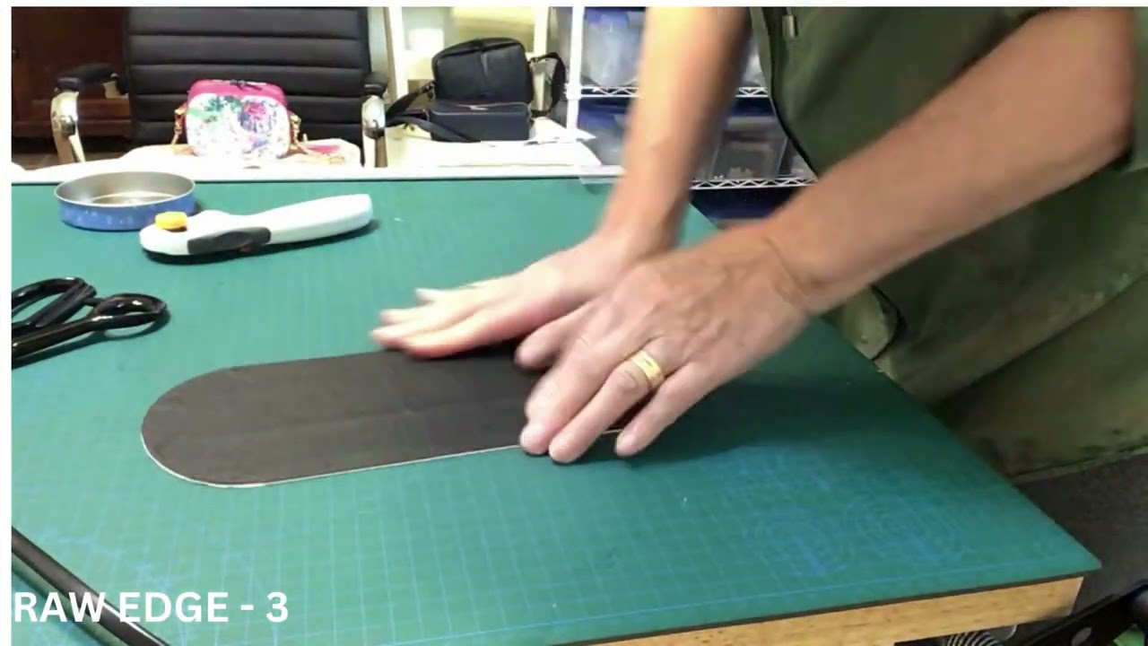 RAW EDGE ACCORDION WALLET