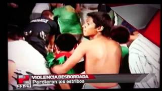 TV AZTECA APROVECHA TRIFULCA DEL PARTIDO LEON VS CELAYA