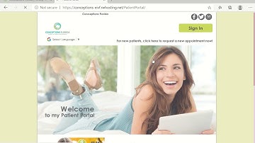 Patient Portal Tutorial | Conceptions Florida