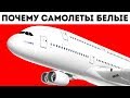 Почему самолеты почти всегда белые