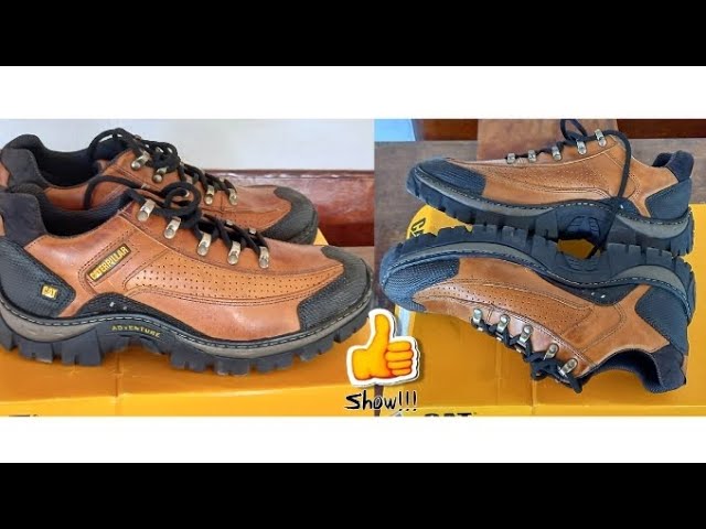 Bota Caterpillar Adventure Original ou Replica Mercado Livre Carteira Cinto  Chinelo Unboxing 