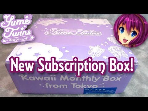 YumeTwins Unboxing (July ) A new Kawaii Subscription Box!