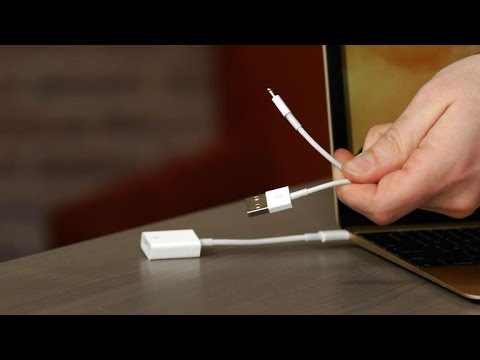 what cable do i need to connect my iphone to my macbook