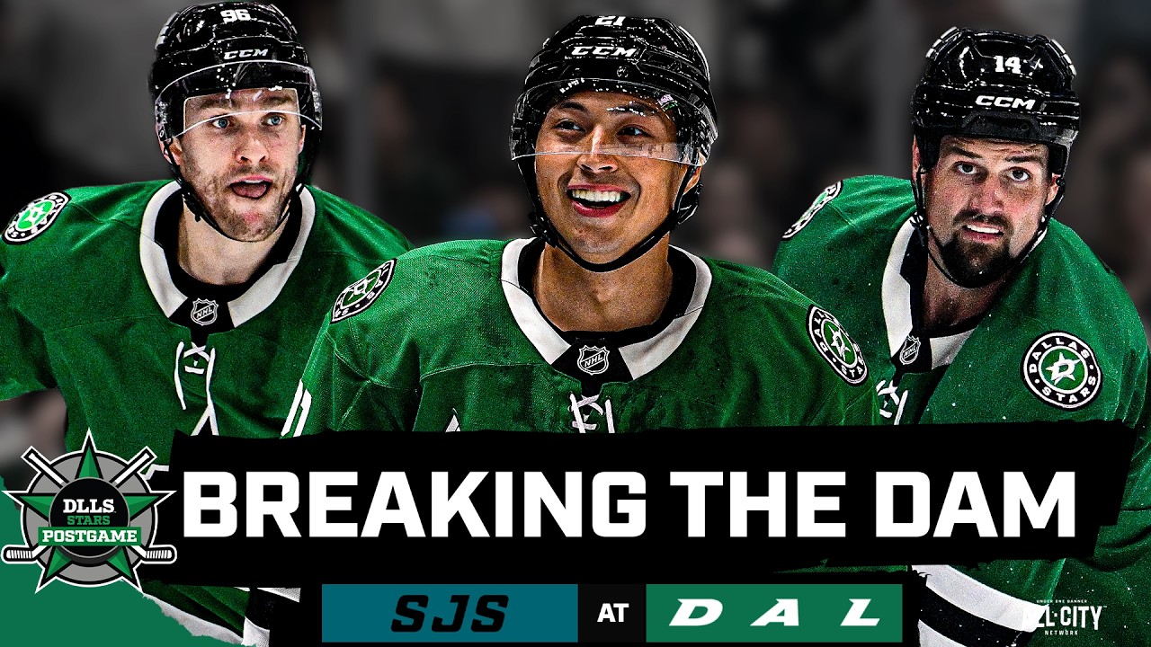 Offense Awakens As Dallas Stars Blank San Jose Sharks 5-0 For Season’s 1st Win | DLLS STARS POSTGAME