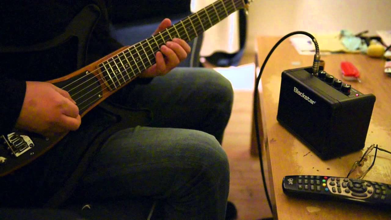 Travel guitar rig: Snap Dragon SnapAxe E and Blackstar Fly 3