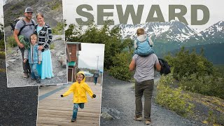 4 YEAR OLD sprints up the trail... Mom is out of shape! ( SEWARD ALASKA) part 3