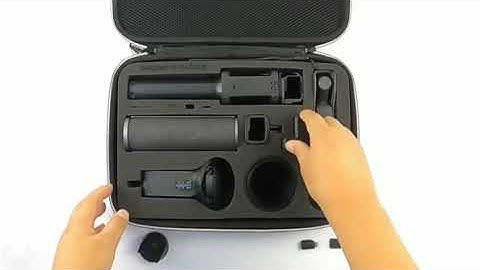 CROWN Custom Hard Shell EVA Foam Zipper Tool Carry Case for DJI - Osmo Pocket