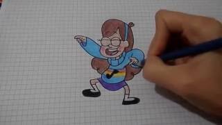 Рисуем Гравити Фолз Мэйбл Пайнс #30/ Draw Gravity Falls Mabel Pines