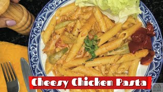 Cheesy Chicken Pasta Recipe | One pot Cheesy chicken pasta | Chicken Pasta recipe