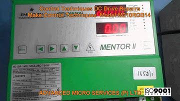 Control Techniques DC Drive Repairs @ Advanced Micro Services Pvt. Ltd,Bangalore,India