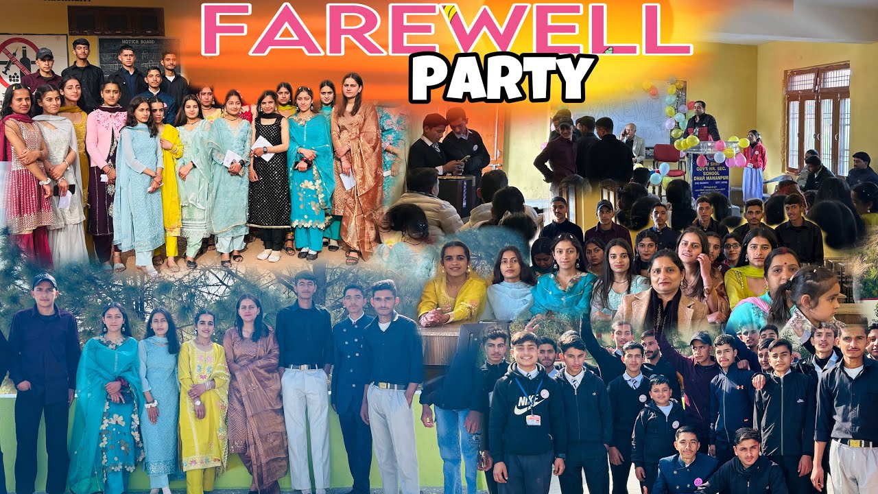 12th FAREWELL PARTY VLOG 🥳 :) LAST DAY OF SCHOOL 😌 - YouTube