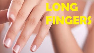 how to get longer fingers in a few minutes