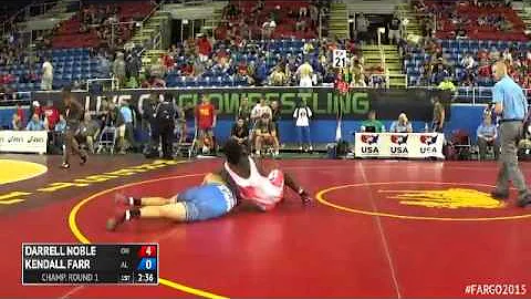 195 Champ. Round 1 - Kendall Farr (Alabama) vs. Da...