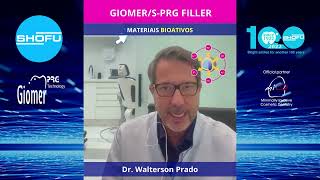 Dr. Walterson Prado explicando um pouco sobre a TECNOLOGIA GIOMER / S-PRG FILLER da SHOFU.