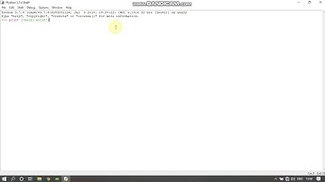 Print hello world in Python