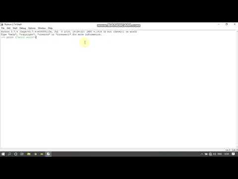 Print hello world in Python