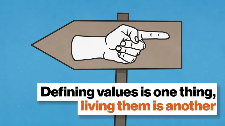 Defining values is one thing, living them is anoth...