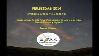 Perseidas 2014