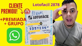 Lotofacil 2878 Palpites Prontos + GRUPO top 20 Premiadas