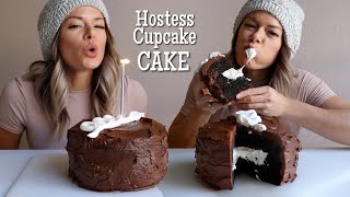 Hostess Cupcake Cake Mukbang Birthday Cake Celebration Sugar Free Gluten Free 