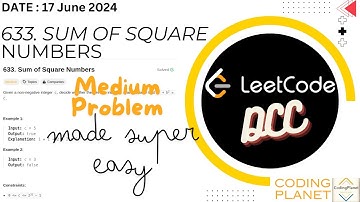 633. Sum of Square Numbers | 3 Approaches | Brute | Sqrt | Binary Search |  June 17, 2024