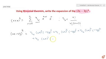 Using binomial theorem, write down the expansions of the following:  ltmath gt  ltmrow gt  ltm
