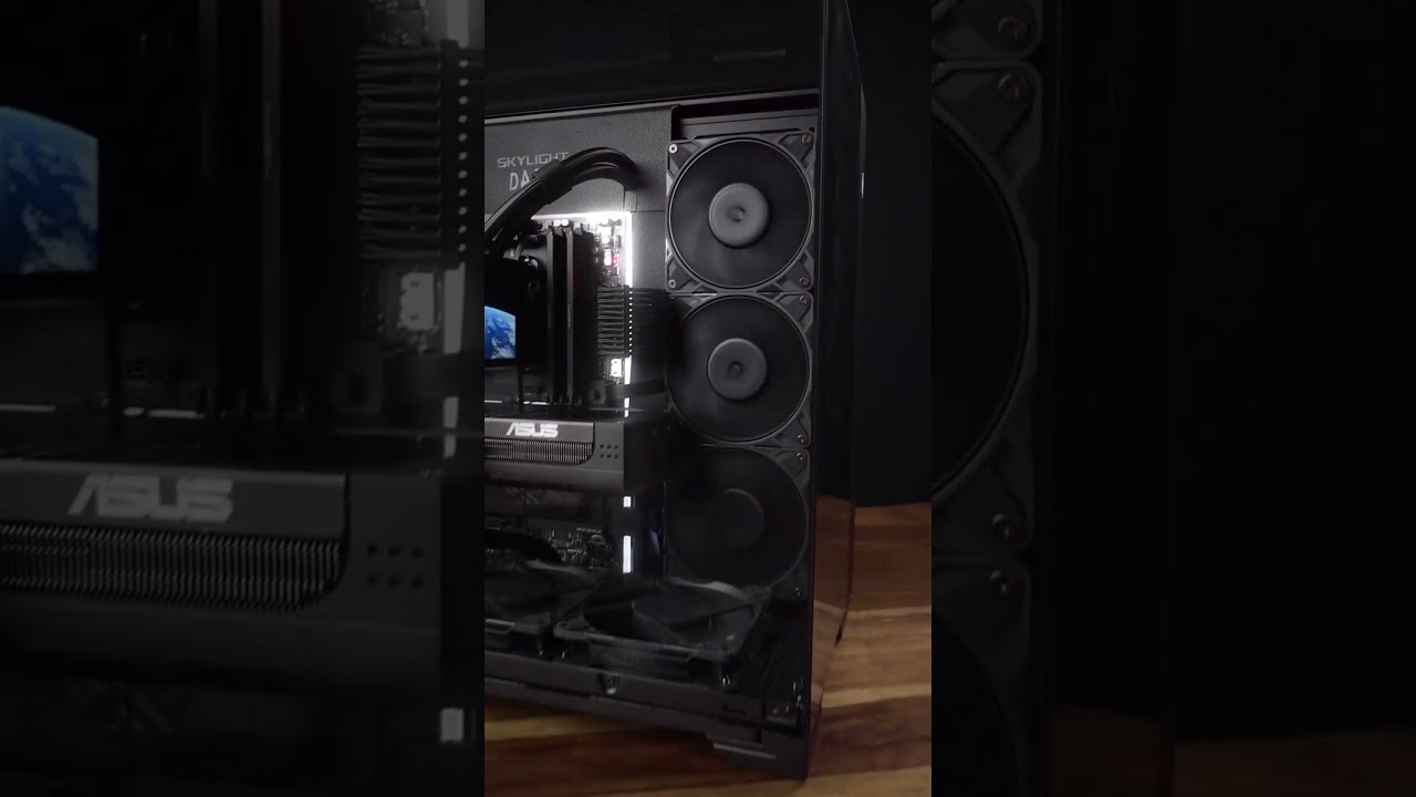 Skylight Dark | The Stealth Luxury PC Build 🖤✨