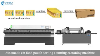 Celebrity Automatic cat food pouch sorting counting cartoning machine Net Worth