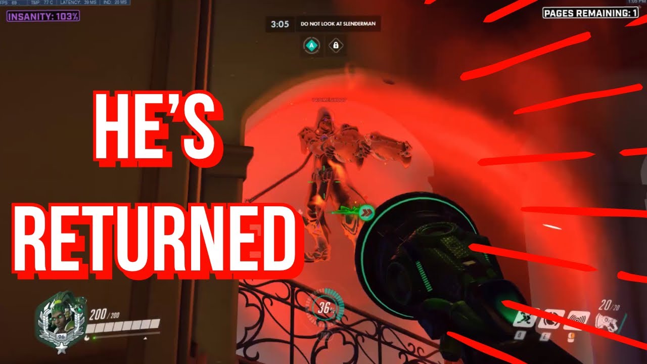 Overwatch Workshop - The Return Of Slenderman