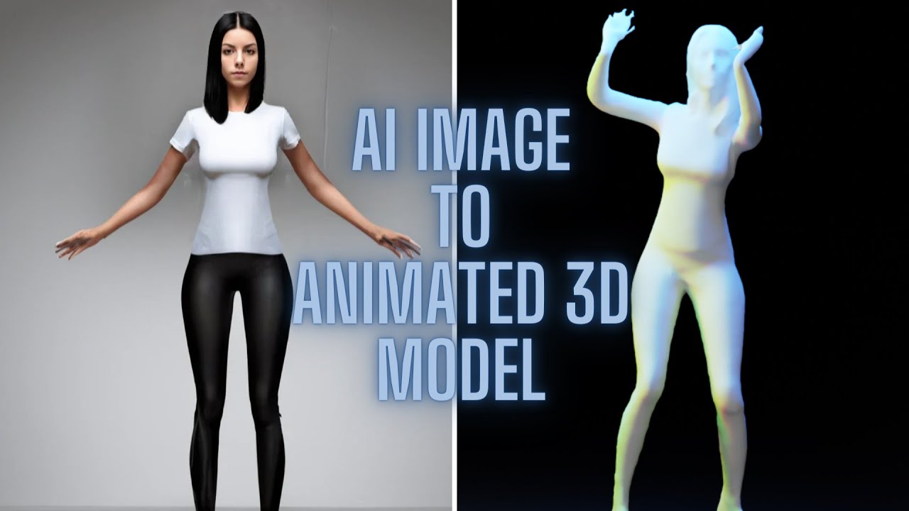 AI Image To Animated 3D Model Workflow Using Stable Diffusion DALLE 