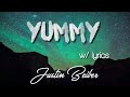 Yummy w lyrics by justin beiber